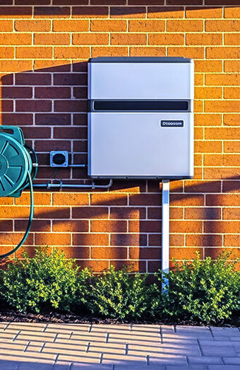 Service Small Battery Solar Install